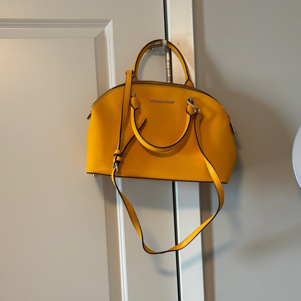 Michael Kors Vibrant Yellow Satchel